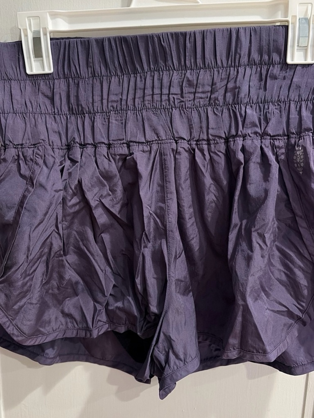 FP The Way Home Elastic Waist Purple Shorts